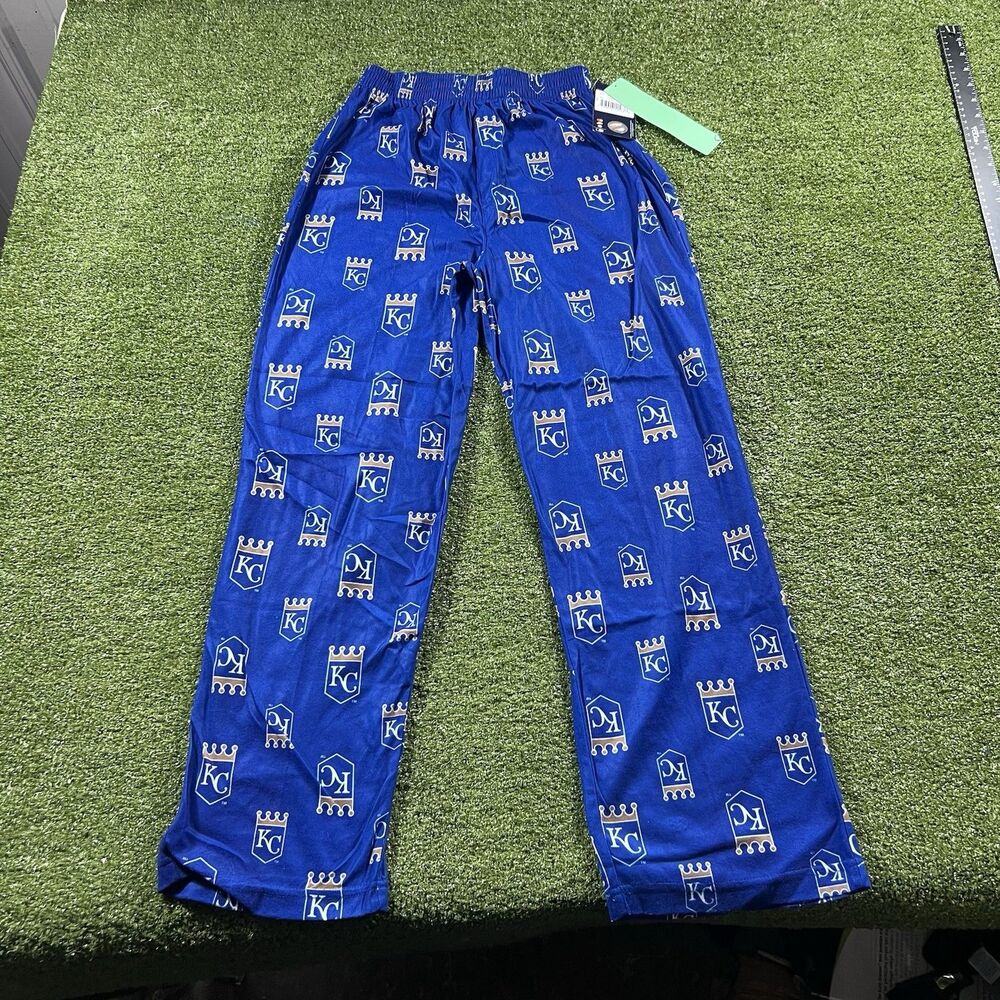 Kansas City Royals MLB Blue Lounge Sleepwear Pajama Sweatpants Youth L NWT
